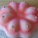 Multiple sexy Boobs in a circle adult sex cake
