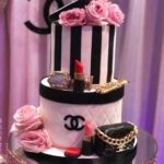 Detroit-Michigan-Chanel-Purse-Floral-Design-Custom-Bag-cake